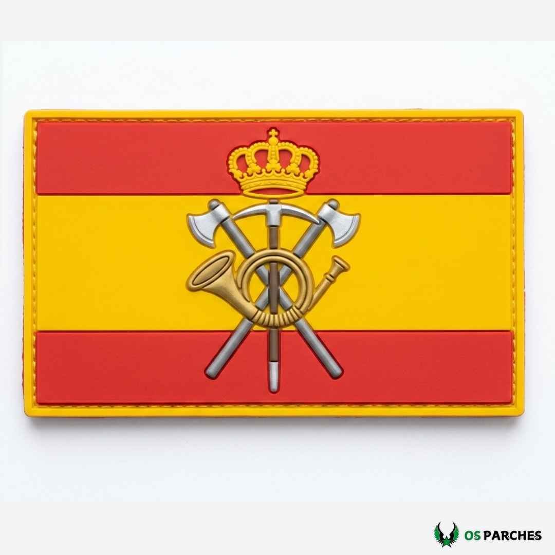 Parche Bandera Emblema de Zapadores Bomberos