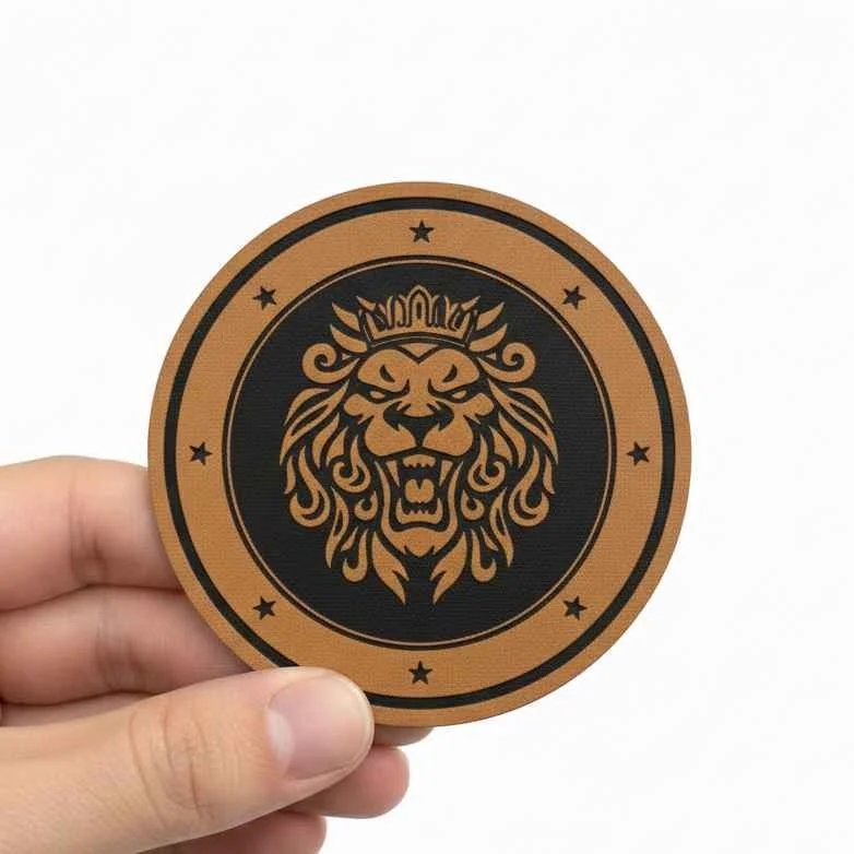 parches de cuero personalizados